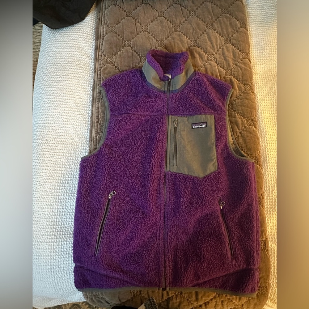 Patagonia retro x fleece vest medium